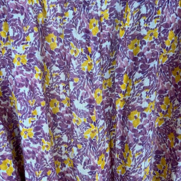 Ba&sh Emy Wrap Midi Dress Size 1 Floral Boho Flowy Cotton - Picture 8 of 9